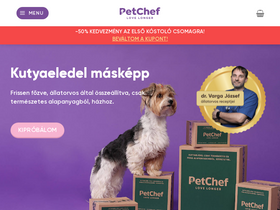 'petchef.hu' screenshot