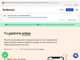 'taxscouts.es' screenshot