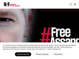 'rsf.org' screenshot