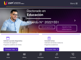 'uvp.mx' screenshot