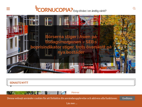'cornucopia.se' screenshot