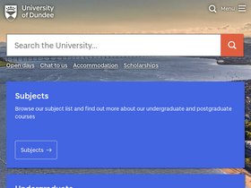 'dundee.ac.uk' screenshot