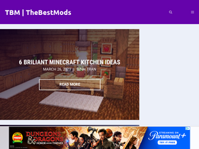 'thebestmods.com' screenshot