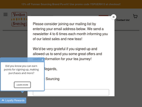 'yunnansourcing.com' screenshot