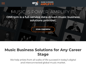 'onerpm.com' screenshot