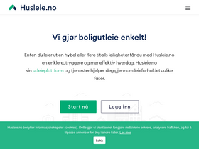 'husleie.no' screenshot