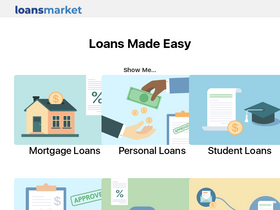 'loansmarket.com' screenshot
