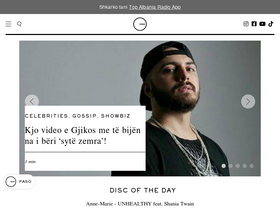 'topalbaniaradio.com' screenshot