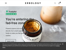 'erbology.co' screenshot
