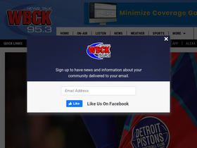 'wbckfm.com' screenshot