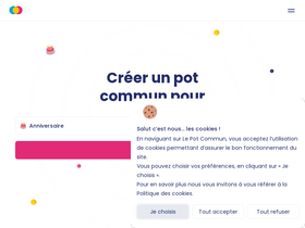 'lepotcommun.fr' screenshot