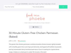 'feedmephoebe.com' screenshot