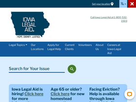 'iowalegalaid.org' screenshot