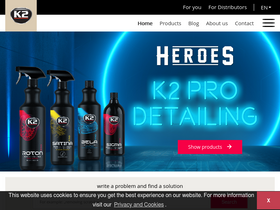 'k2-global.com' screenshot