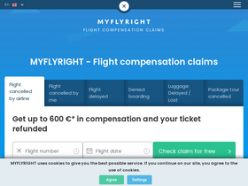 'myflyright.com' screenshot