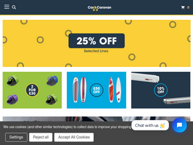 Car & Caravan (Preston) homepage screenshot