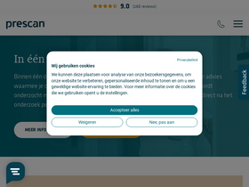 'prescan.nl' screenshot