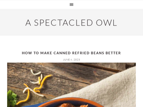 'aspectacledowl.com' screenshot