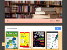 'grandebiblio.com' screenshot