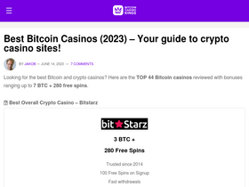 'bitcoincasinokings.com' screenshot