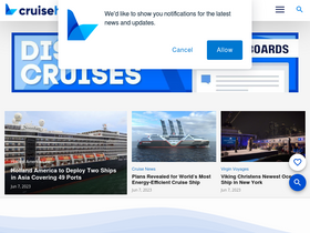 'cruisehive.com' screenshot