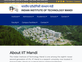 'catalyst.iitmandi.ac.in' screenshot