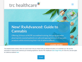 'trchealthcare.com' screenshot