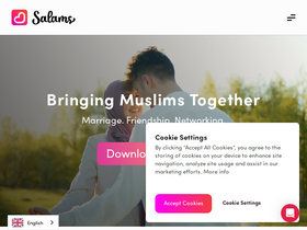 'salams.app' screenshot