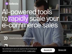 Sellesta - Revamp your Amazon business with Sellesta AI tools! Keyword Research, Listing Optimization, and Keyword Tracking. Start Free Now!