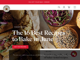 'kingarthurbaking.com' screenshot