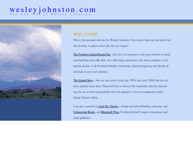 'wesleyjohnston.com' screenshot