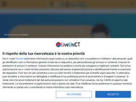 'liveuniversity.it' screenshot
