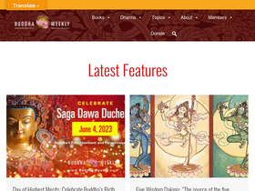 'buddhaweekly.com' screenshot