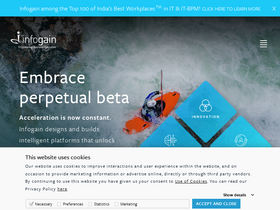 'infogain.com' screenshot