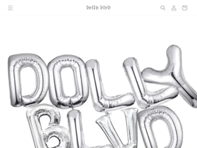 dollyblvd.com homepage screenshot