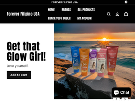 foreverfilipinousa.com homepage screenshot