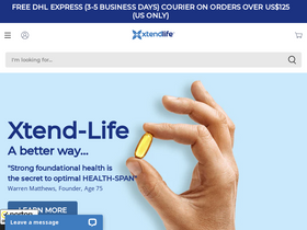 'xtend-life.com' screenshot