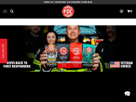 'firedeptcoffee.com' screenshot