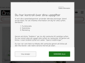 'onska.se' screenshot