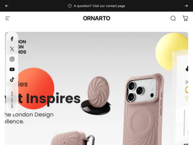 Ornarto website screenshot