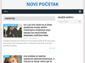 'novipocetak.com' screenshot