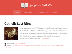 'scripturecatholic.com' screenshot