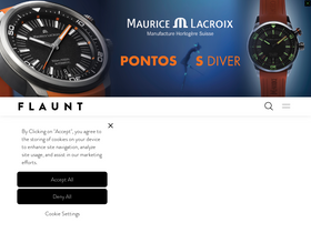 'flaunt.com' screenshot