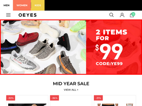 'oeyes.com' screenshot