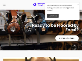 'headphonezone.in' screenshot