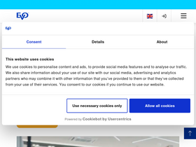 'evopayments.eu' screenshot
