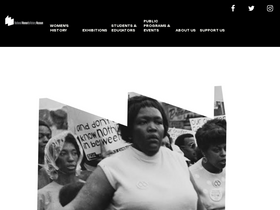 'womenshistory.org' screenshot