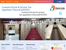 'cestatnew.gov.in' screenshot