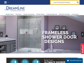 'lowes.dreamline.com' screenshot