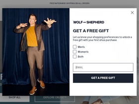 'wolfandshepherd.com' screenshot